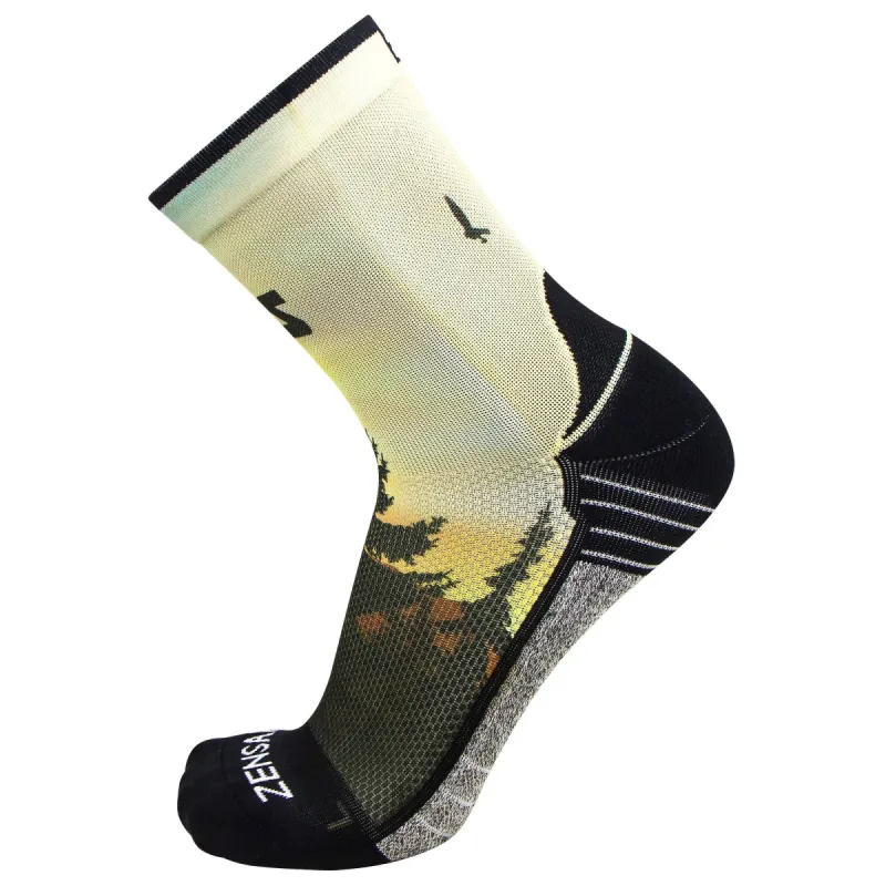 Mountain Sunset Socks (Mini-Crew) sold by Zensah