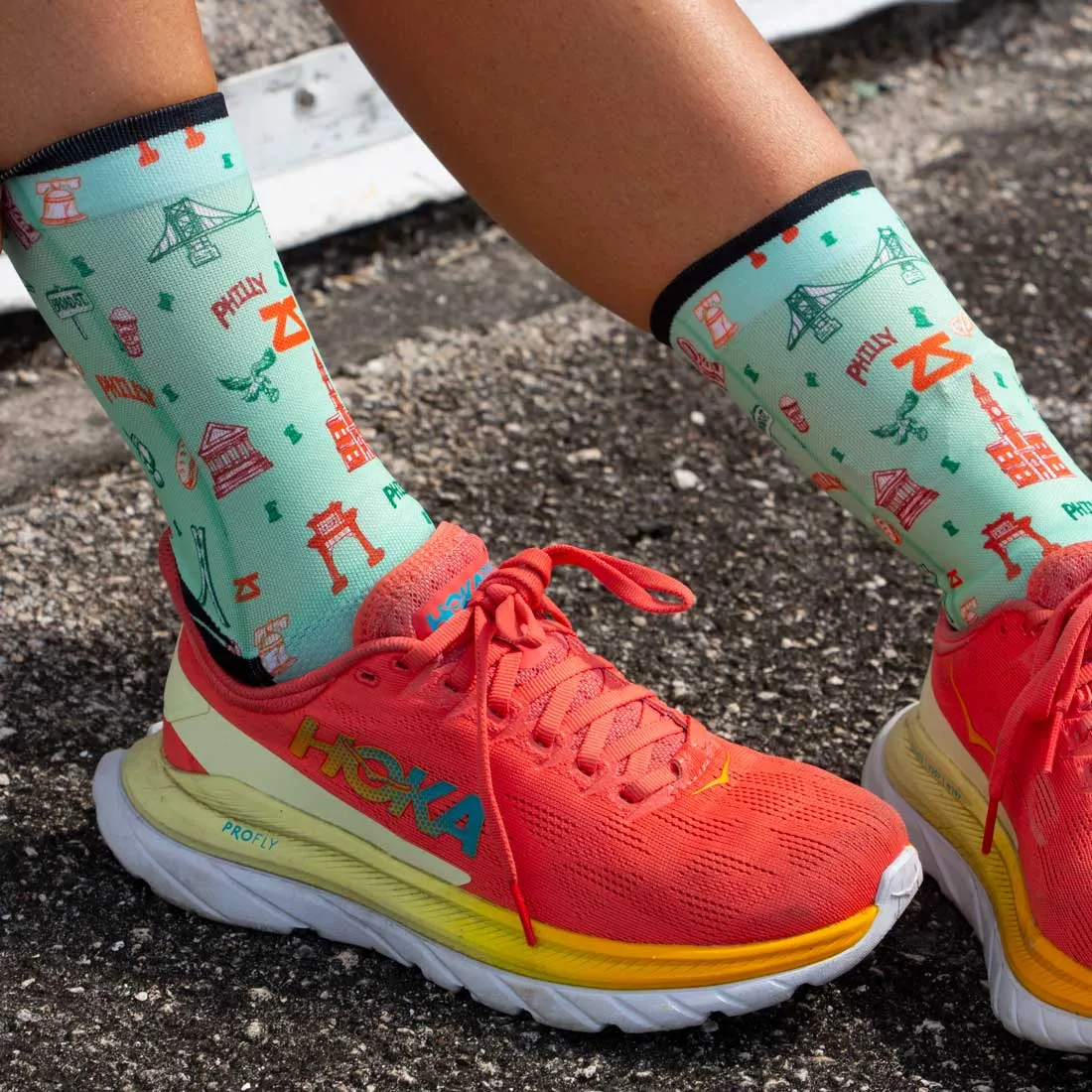 Philly Doodle Socks (Mini-Crew) sold by Zensah product image thumbnail 2