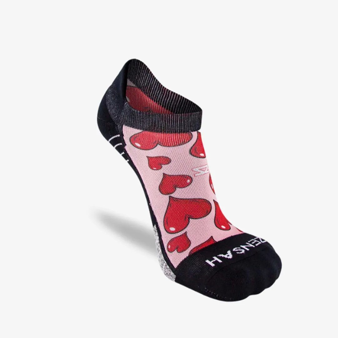 Pink Hearts Valentine's Socks (No Show) sold by Zensah product image thumbnail 2