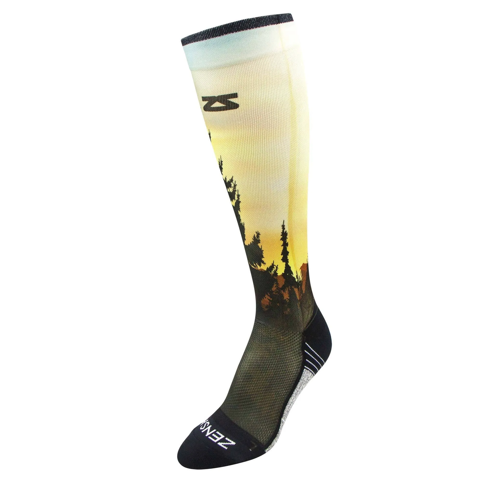 Mountain Sunset Compression Socks (Knee-High) sold by Zensah product image thumbnail 2