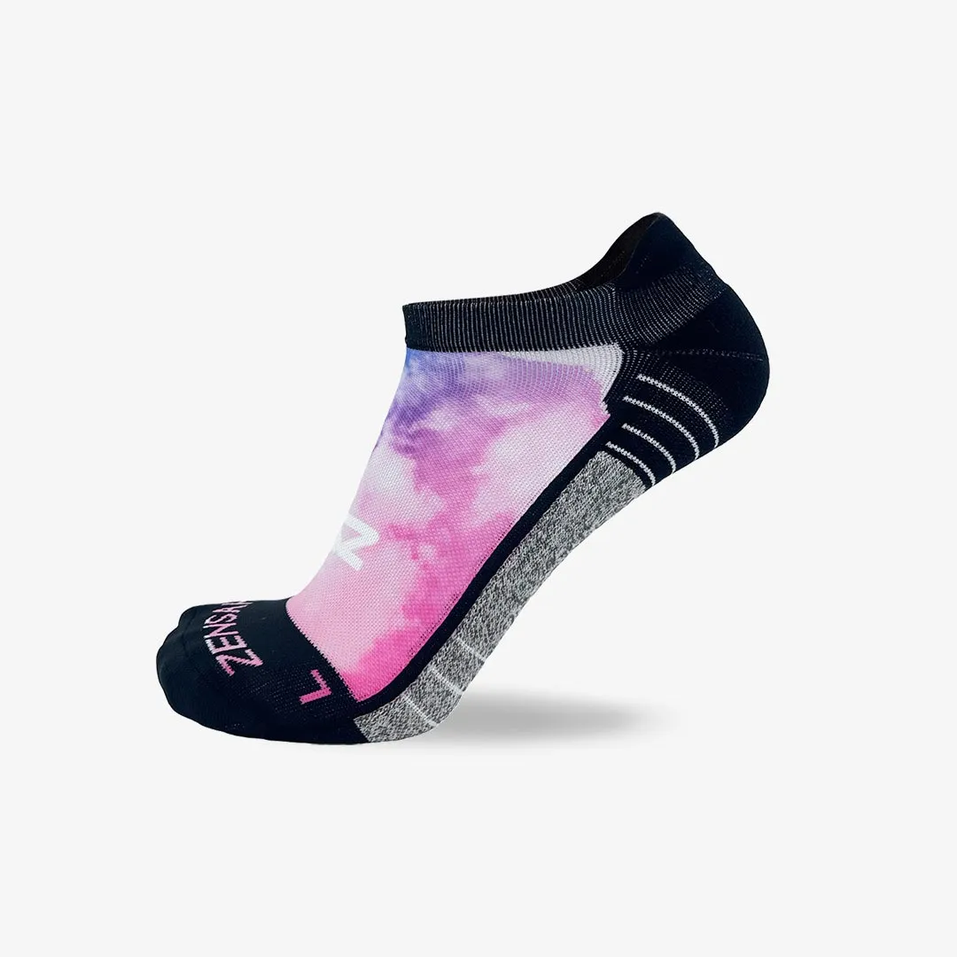 Colorful Clouds Running Socks (No Show) sold by Zensah