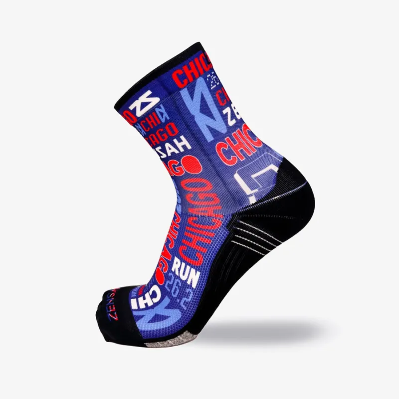 Busy Chicago Socks (Mini-Crew) sold by Zensah
