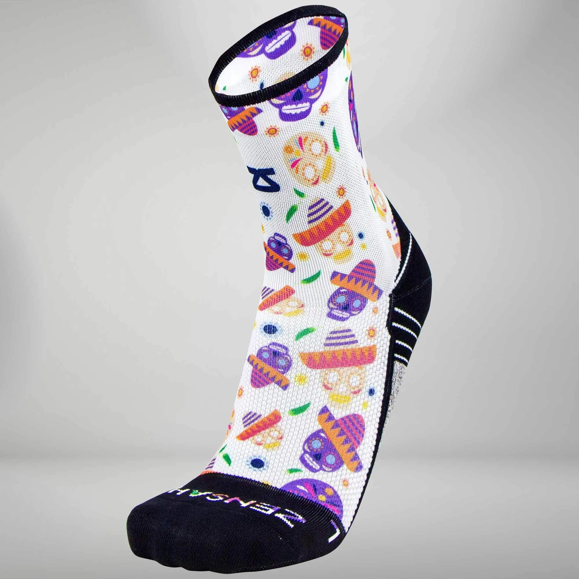 Day Of The Dead Doodle Socks (Mini Crew) sold by Zensah product image thumbnail 2