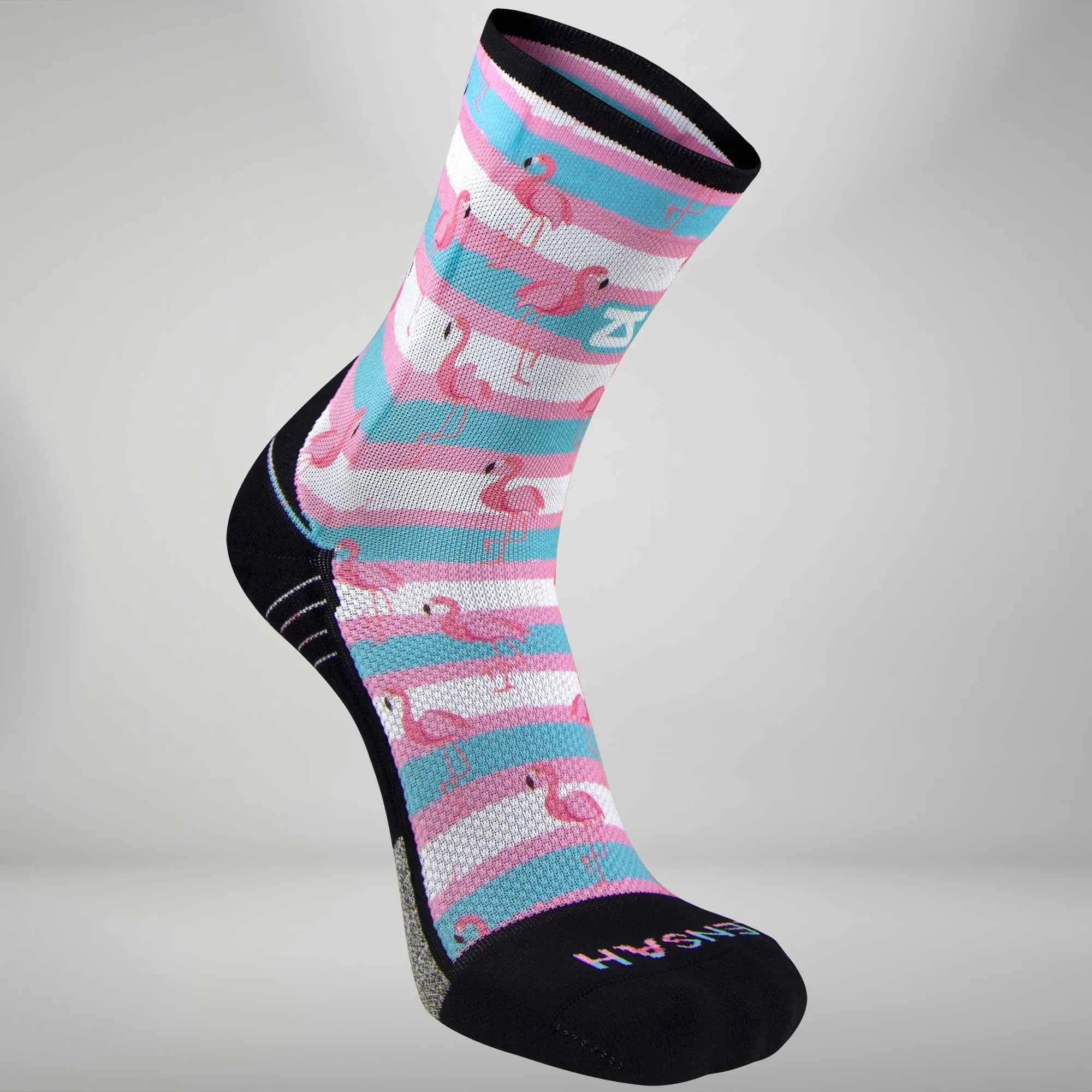 Summer Flamingo Socks (Mini-Crew) sold by Zensah product image thumbnail 3