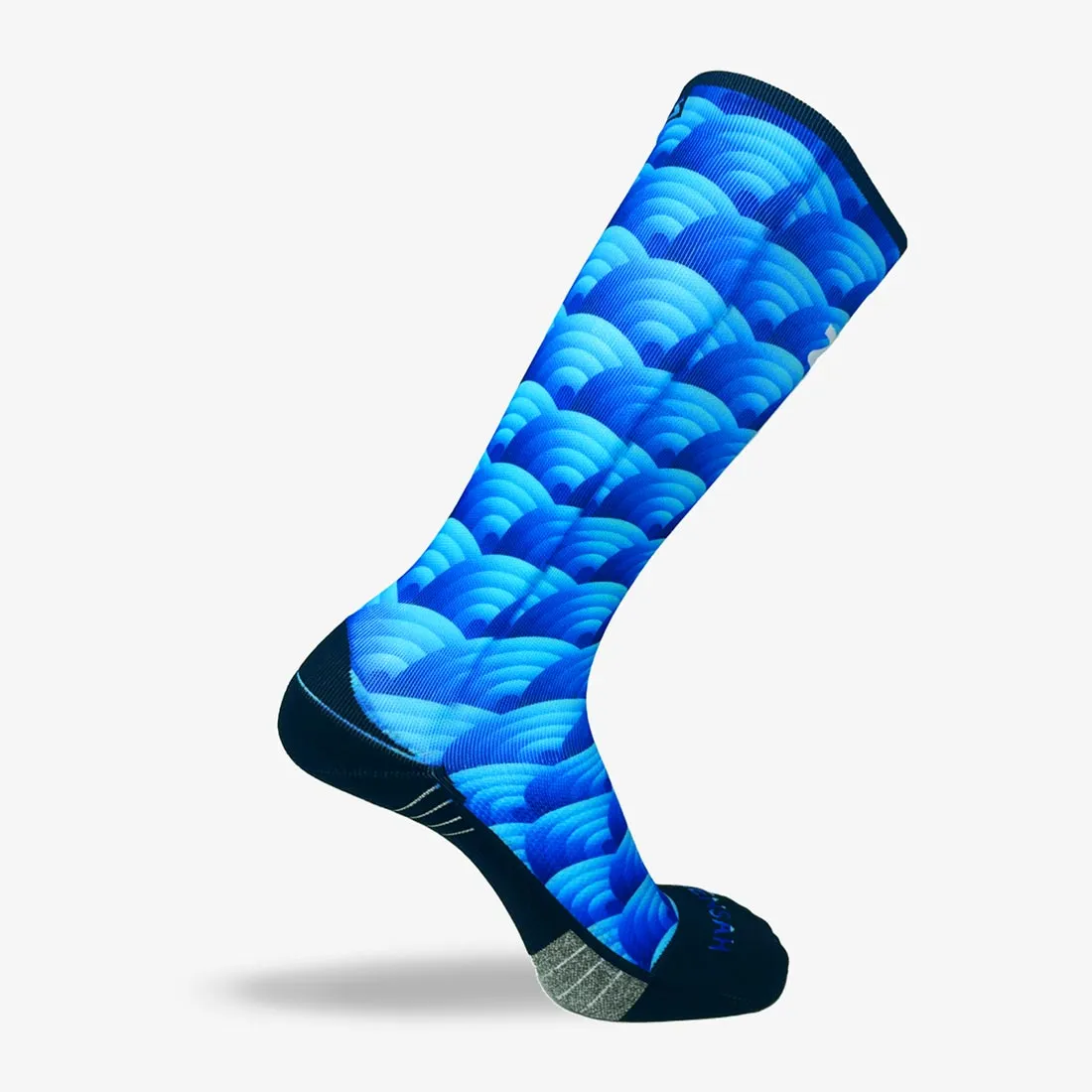 Abstract Wavebows Compression Socks (Knee-High) sold by Zensah product image thumbnail 3