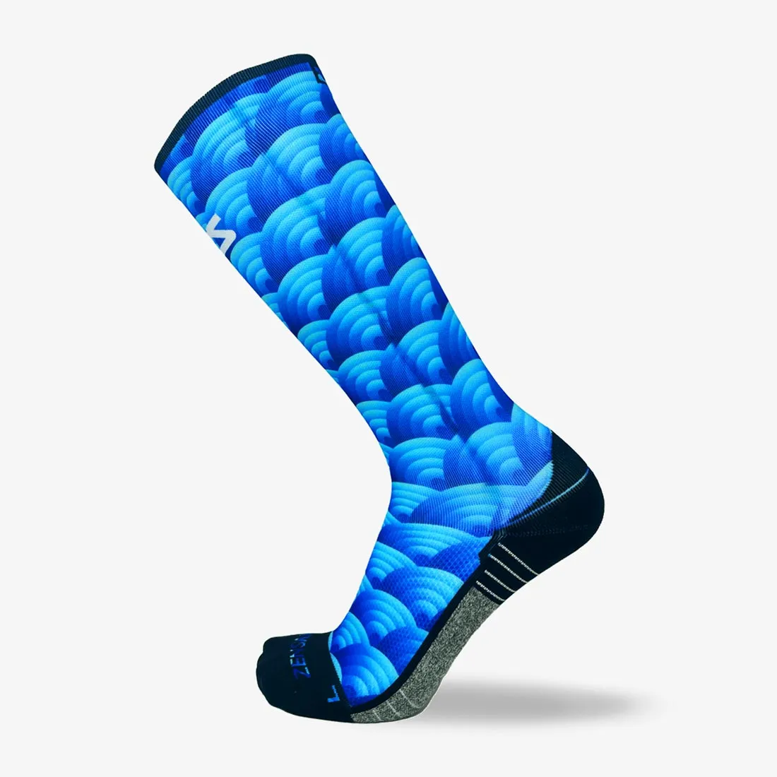 Abstract Wavebows Compression Socks (Knee-High) sold by Zensah