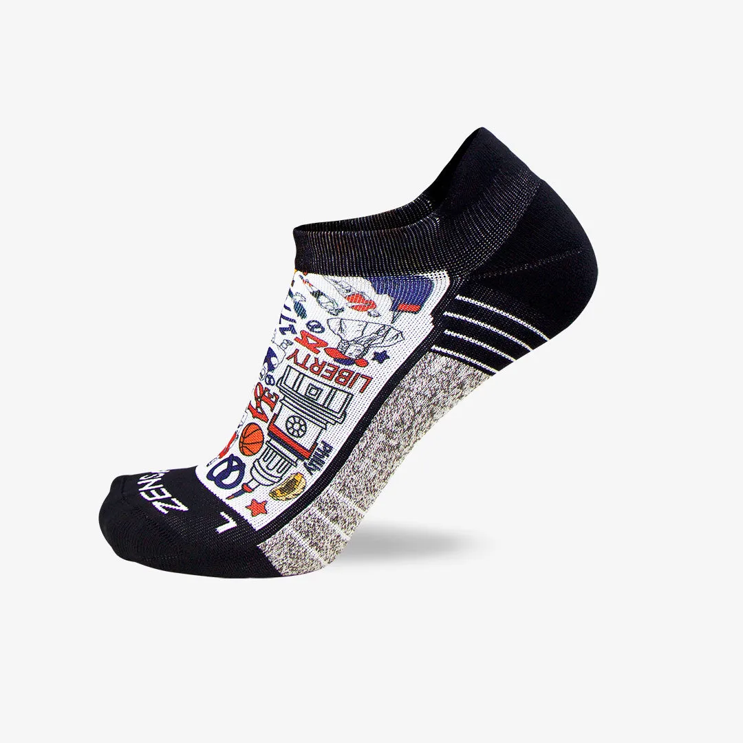 Philadelphia Socks (No Show) sold by Zensah