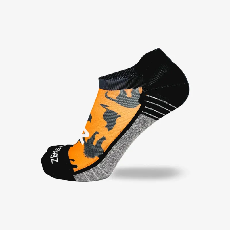 Black Cats Running Socks (No Show) sold by Zensah
