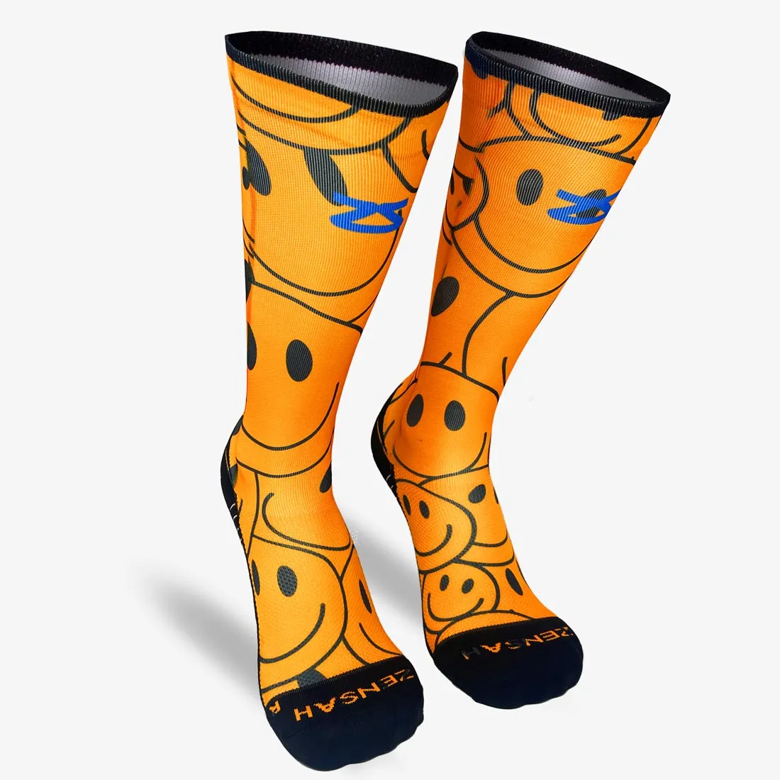 Overlapping Smileys Compression Socks (Knee-High) sold by Zensah product image thumbnail 2