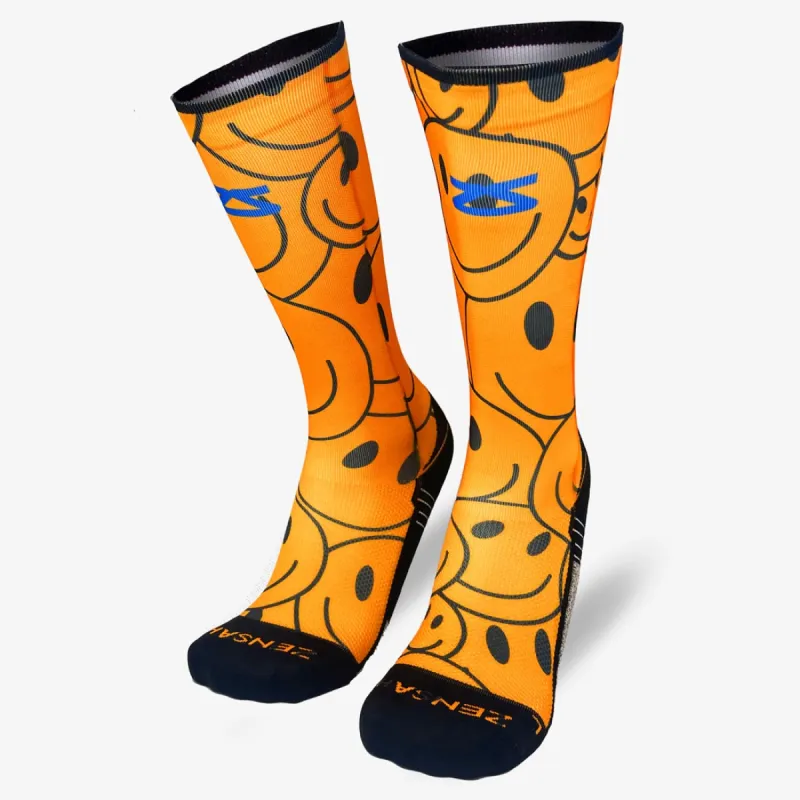 Overlapping Smileys Compression Socks (Knee-High) sold by Zensah
