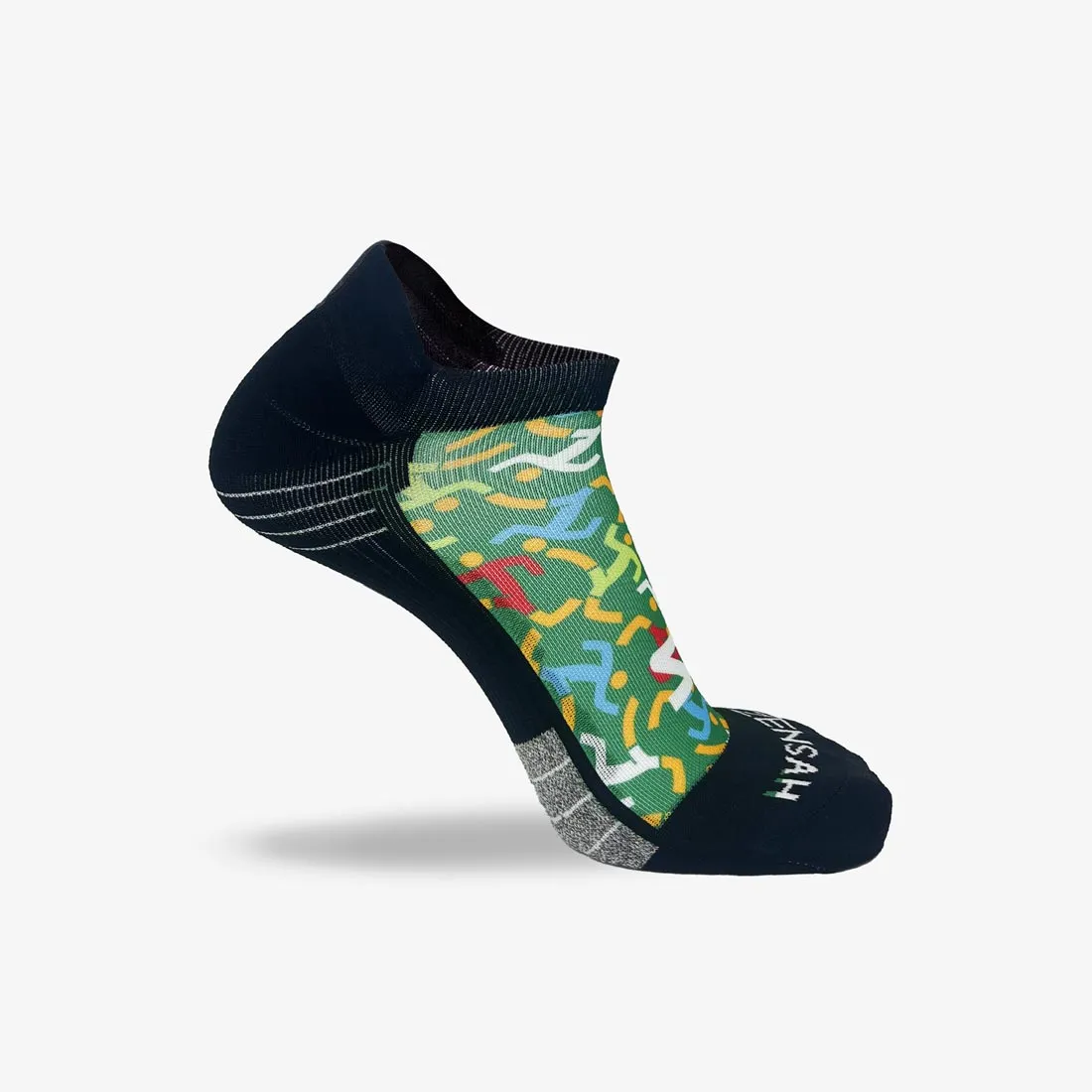 Running People Running Socks (No Show) sold by Zensah product image thumbnail 3