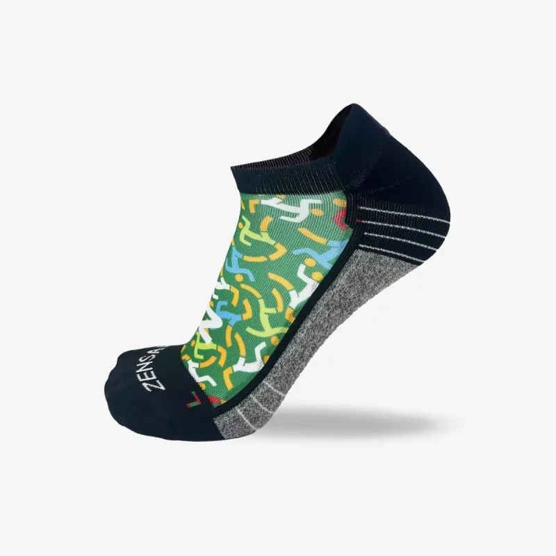 Running People Running Socks (No Show) sold by Zensah