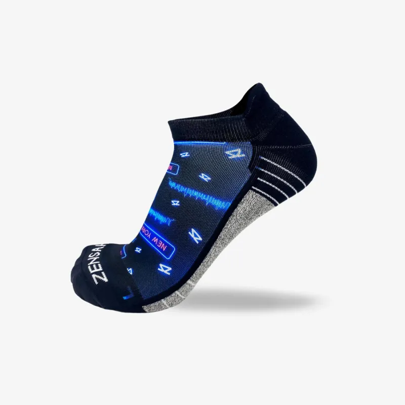 Neon NYC Running Socks (No Show) sold by Zensah