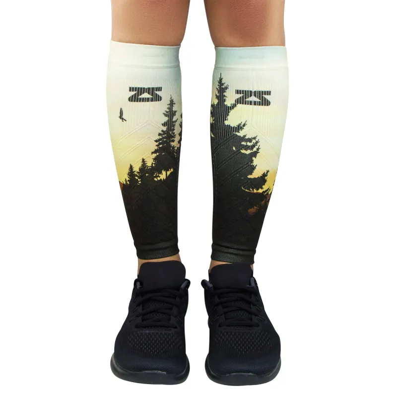 Mountain Sunset Compression Leg Sleeves sold by Zensah