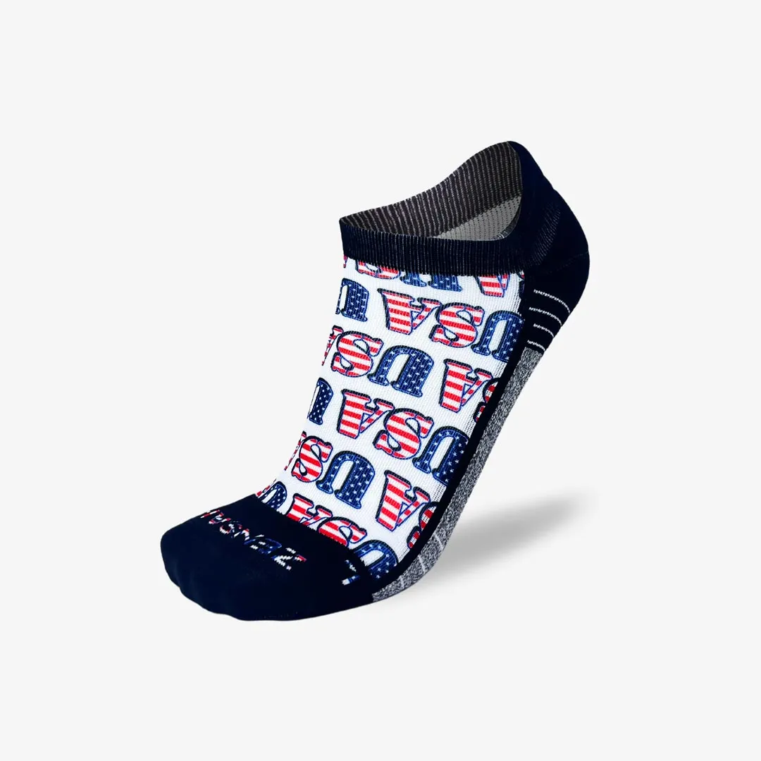 USAs Running Socks (No Show) sold by Zensah product image thumbnail 2