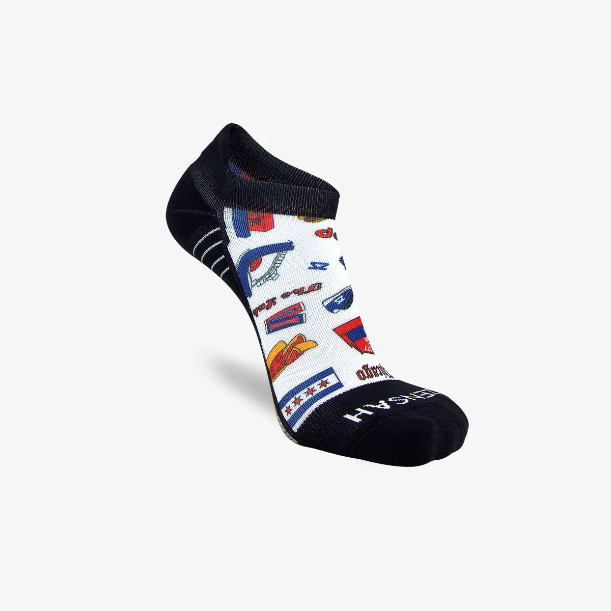 Chicago Doodle (No Show) Socks sold by Zensah product image thumbnail 3
