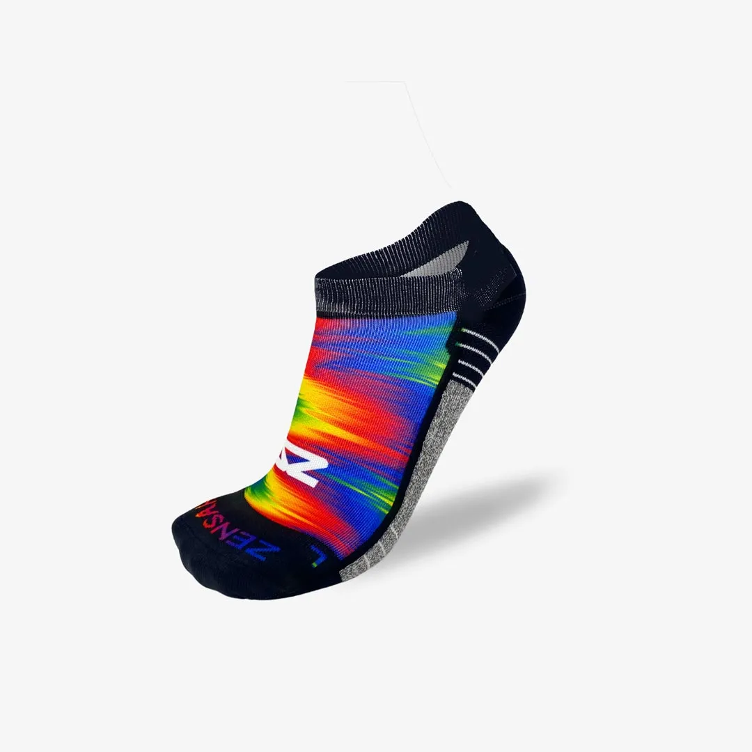 Rainbow Gradient Running Socks (No Show) sold by Zensah product image thumbnail 2