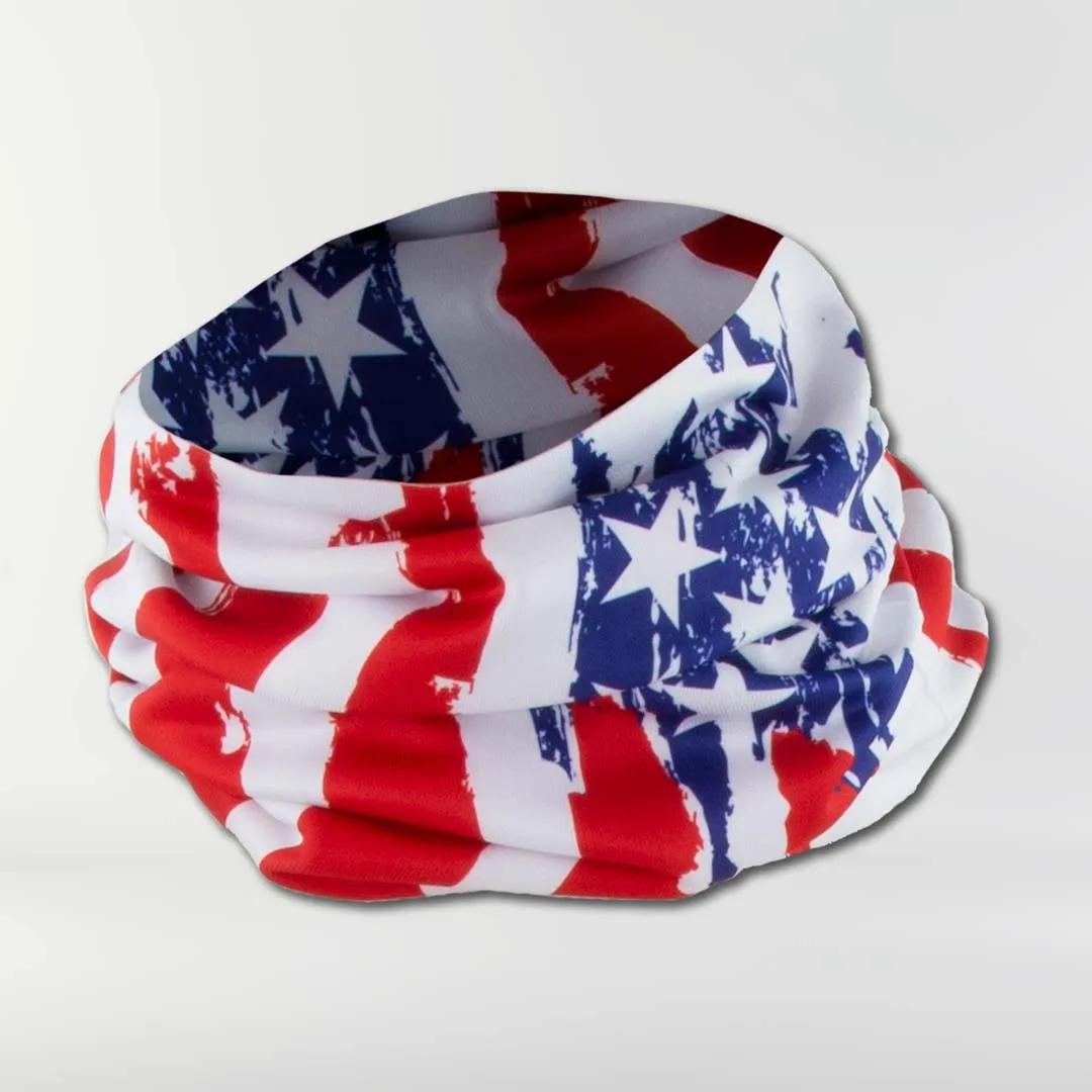 Rugged USA Flag Multi-Use Neck Gaiter & Headwear sold by Zensah product image thumbnail 3