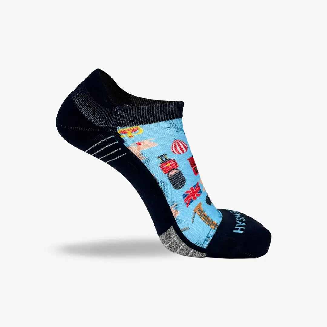 London Doodle Running Socks (No Show) sold by Zensah product image thumbnail 3