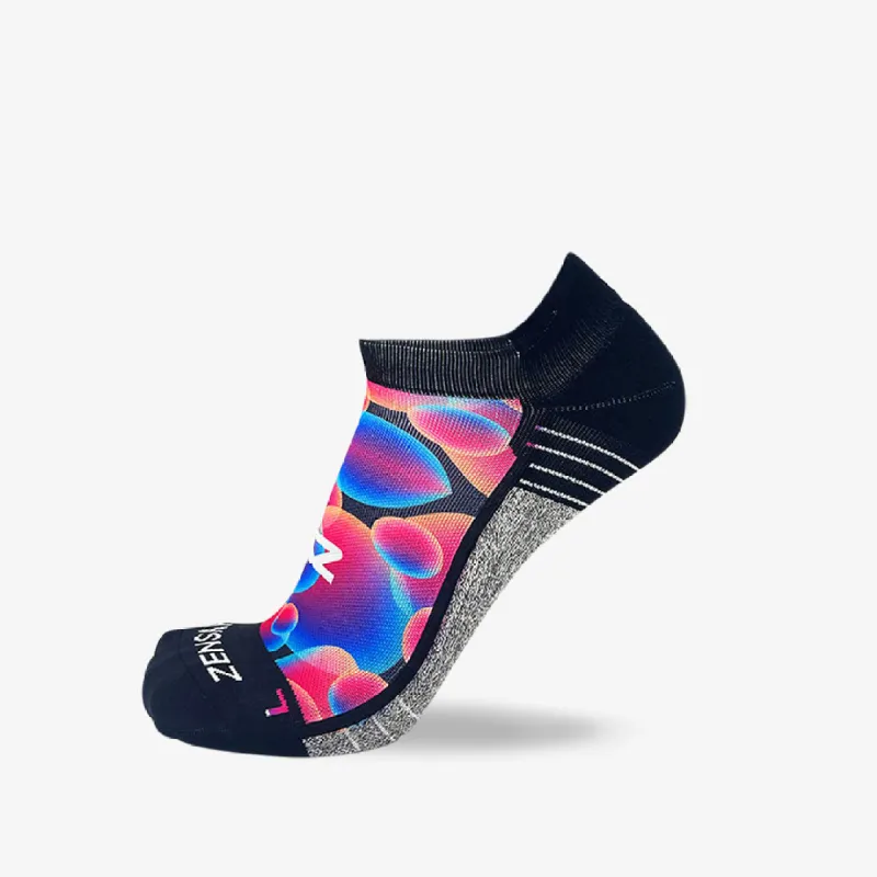 Lava Lamp Running Socks (No Show) sold by Zensah