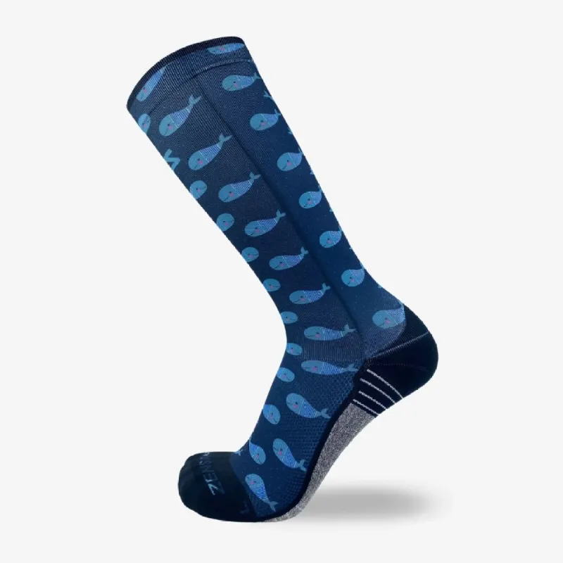 Whales Compression Socks (Knee-High) sold by Zensah