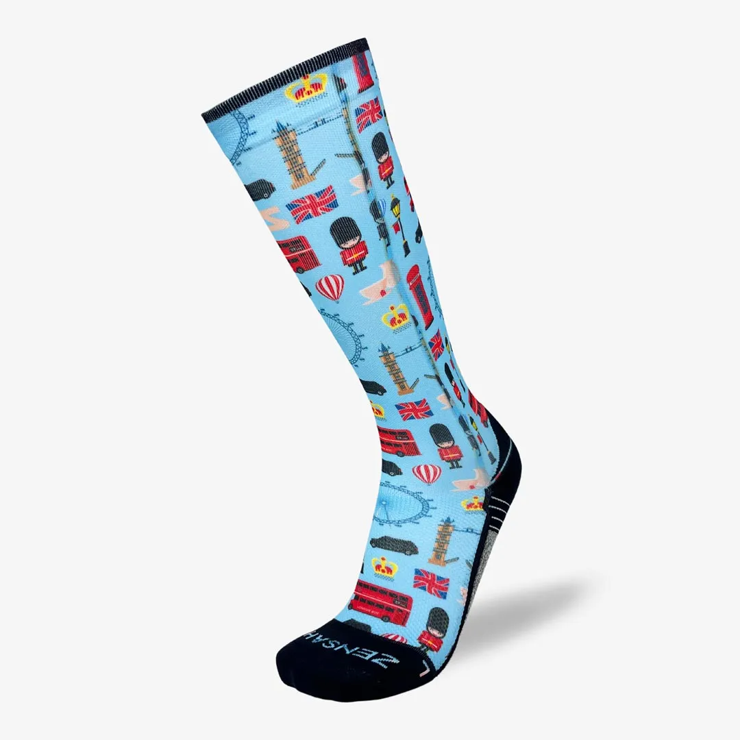 London Doodle Compression Socks (Knee-High) sold by Zensah product image thumbnail 2