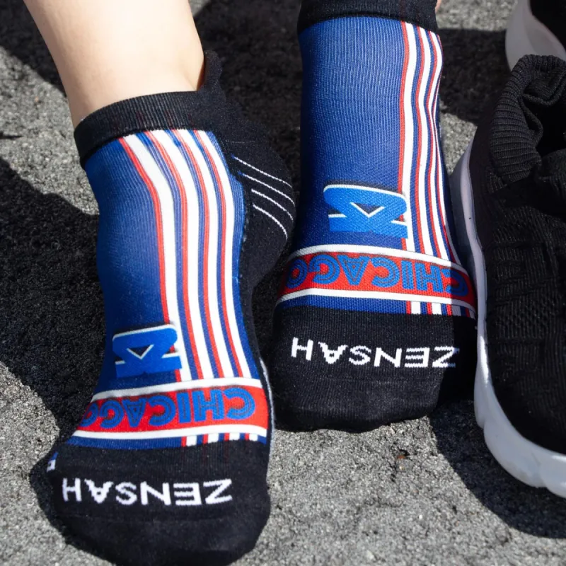 Old School Chicago Running Socks (No Show) sold by Zensah