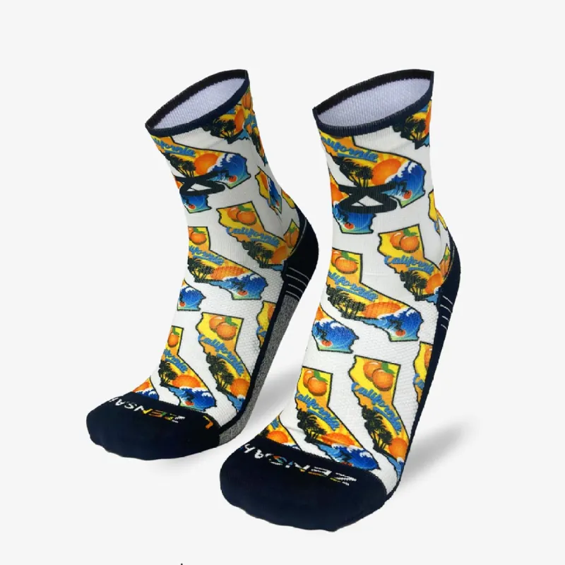 California State Running Socks (Mini-Crew) sold by Zensah