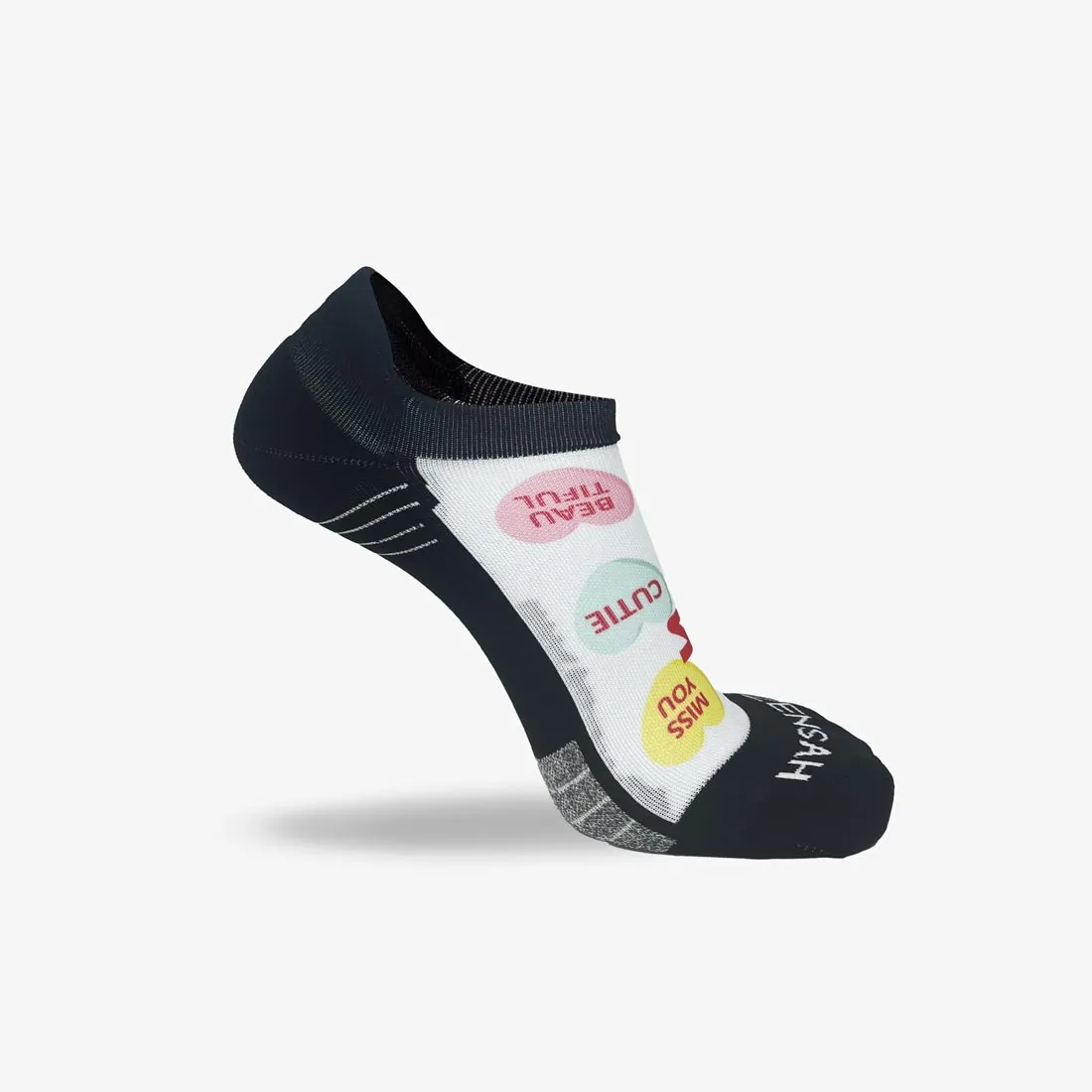 Candy Hearts Running Socks (No Show) sold by Zensah product image thumbnail 3