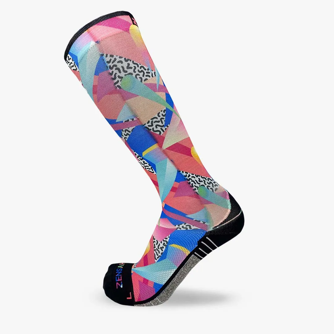 Retro Shapes Compression Socks (Knee-High) sold by Zensah