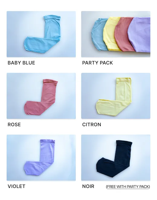 PARTY PACK - 4 PAIRS ⦁ BIO POP SOCKS sold by Les Belles product image thumbnail 4