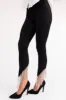 Black Rhinestone Fringe Hem Faux Suede Pants sold by Lime Lush