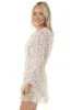Light Sage Floral Bubble Sleeve Mini Dress sold by Lime Lush
