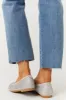 Silver Rhinestone Suede Ballet Flats sold by Lime Lush