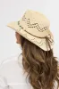 Ivory Shell and Stone Strap Straw Hat sold by Lime Lush