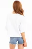White Neon Smiley Half Sleeve Graphic Tee sold by Lime Lush