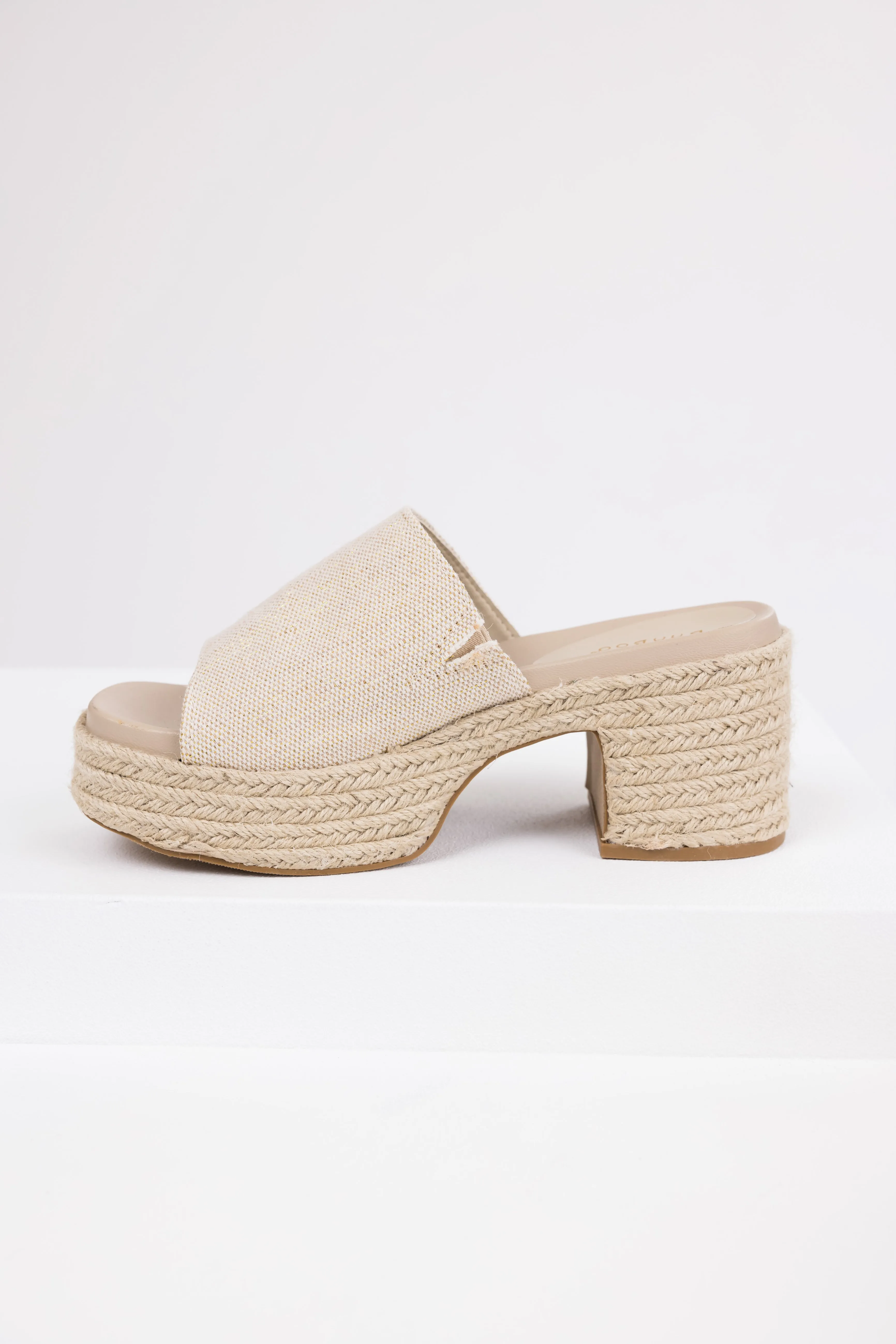 Vanilla Espadrille Platform Heeled Sandals sold by Lime Lush product image thumbnail 2