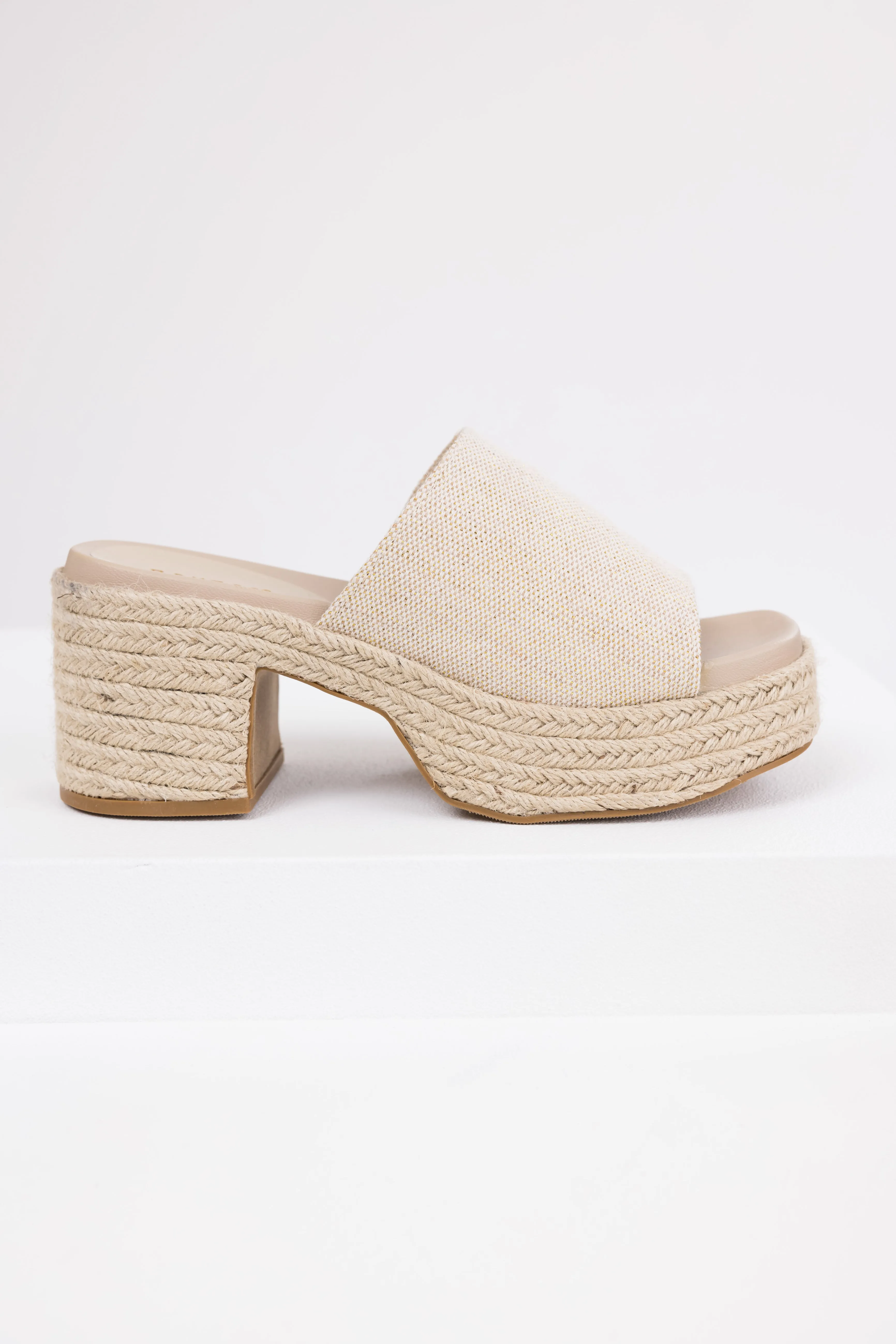 Vanilla Espadrille Platform Heeled Sandals sold by Lime Lush product image thumbnail 3