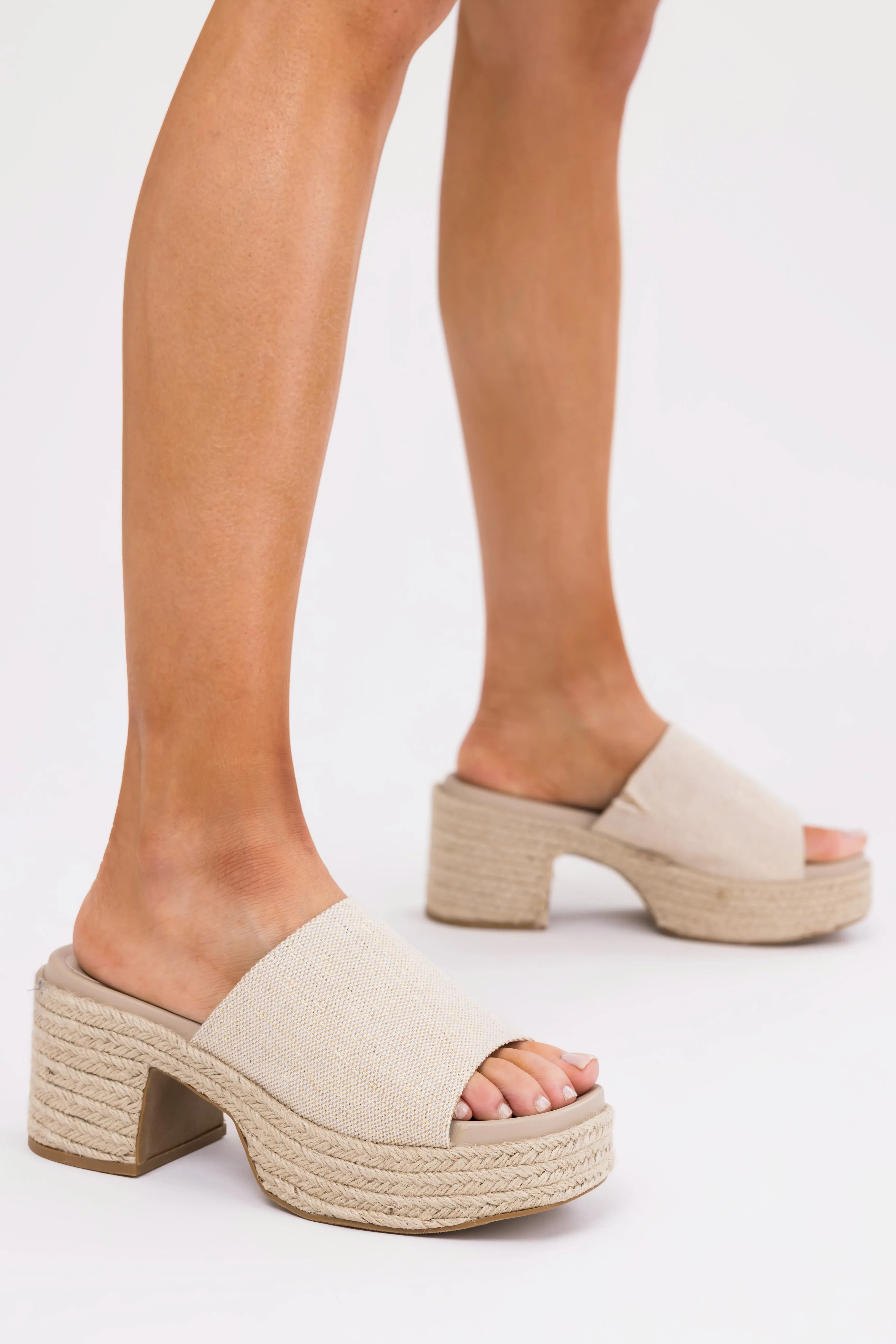 Vanilla Espadrille Platform Heeled Sandals sold by Lime Lush product image thumbnail 4