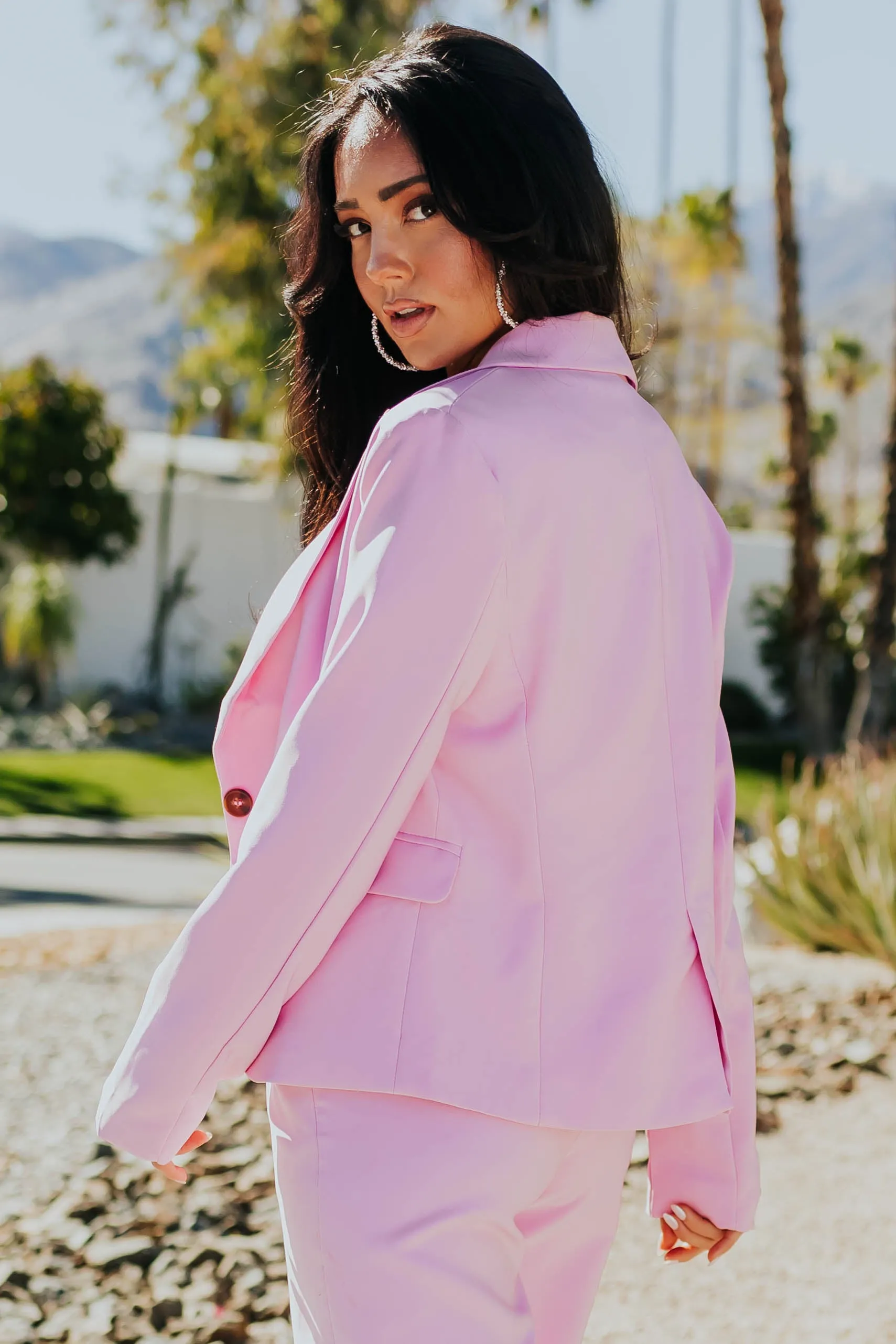 Bubblegum Single Button Blazer sold by Lime Lush product image thumbnail 5