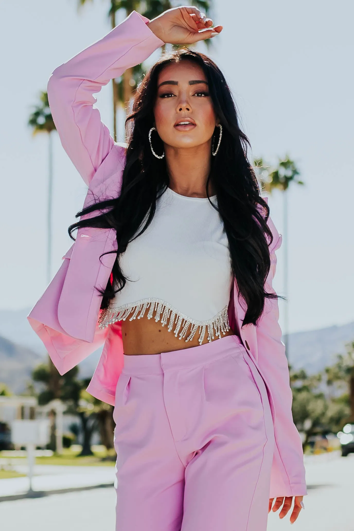 Bubblegum Single Button Blazer sold by Lime Lush product image thumbnail 4