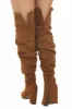 Spice Faux Suede Thigh High Scrunch Style Boots sold by Lime Lush