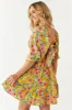 Honey Floral Print Square Neck Mini Dress sold by Lime Lush