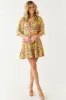 Honey Floral Print Square Neck Mini Dress sold by Lime Lush