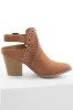 Spice Closed Toe Booties with Studs sold by Lime Lush