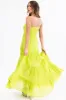 Kiwi Strapless Smocked Top Tiered Maxi Dress sold by Lime Lush
