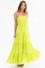Kiwi Strapless Smocked Top Tiered Maxi Dress sold by Lime Lush