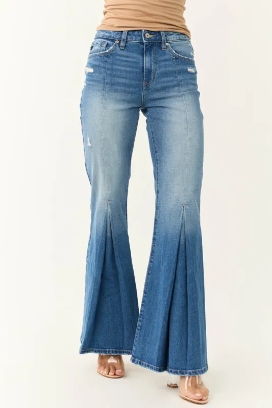 KanCan Medium Wash High Rise Super Flare Jeans sold by Lime Lush