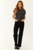 Judy Blue Black Tummy Control Straight Jeans sold by Lime Lush