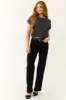 Judy Blue Black Tummy Control Straight Jeans sold by Lime Lush